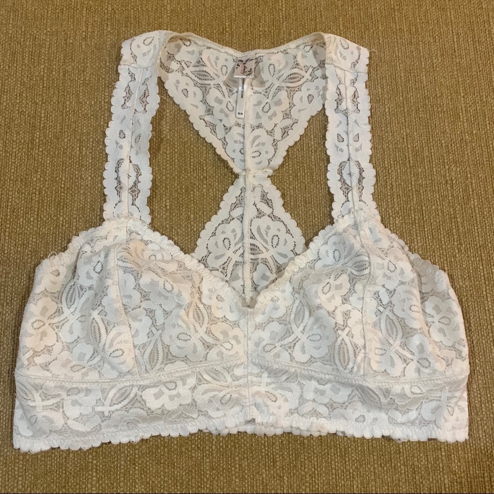 Free People Lace Racerback Bralette